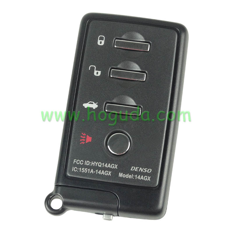 For Subaru 3+1 button remote key shell with blade