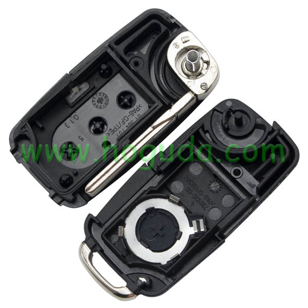 For VW 3 button remote key blank