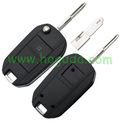 For Peugeot 2 button key blank with NE73 Blade (206 key blade 53#)