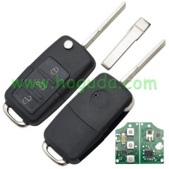 For VW remote key with 3 button used for passat bora and lavida .etc 1KO959753N 433MHZ  ID48 chips