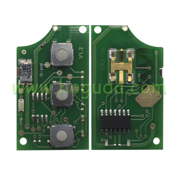 Modified For Honda CRV 3+1 remote key with 434mhz within 7936 chip(VW style flip remote)