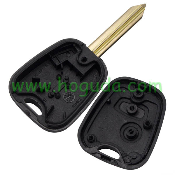 For Peugeot 2 button remote key blank