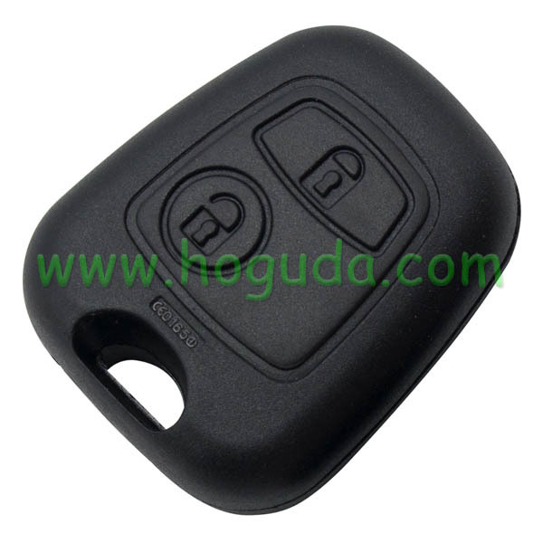 For Peugeot 2 button remote key case for Sx9 key blade (without key blade)