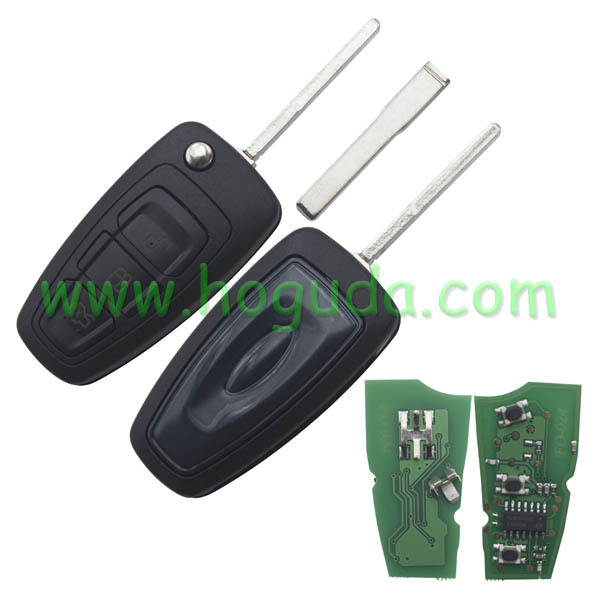For New Mondeo 3 button flip remote key 433Mhz  After 2012 year