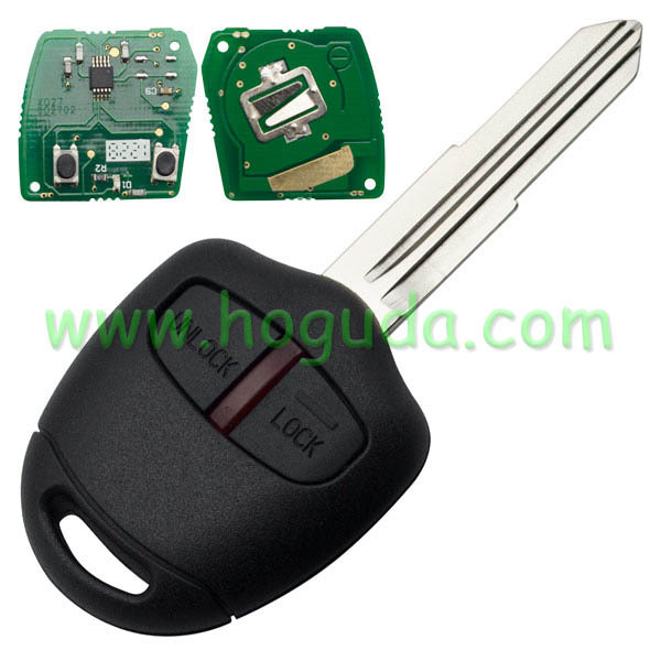 For Mitsubish 2 button remote key with  Right Blade 315MHZ  with ID46 chip