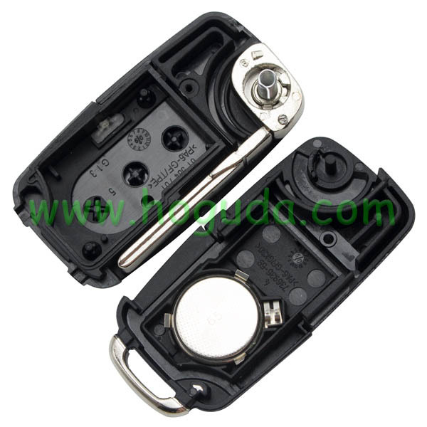 For VW 3 Button remote Key 1KO959753G 433MHZ  ID48 chips
