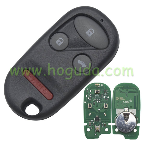 For Honda 3+1 button remote key with FCCID: OUCG8D-344H-A 313.8mhz