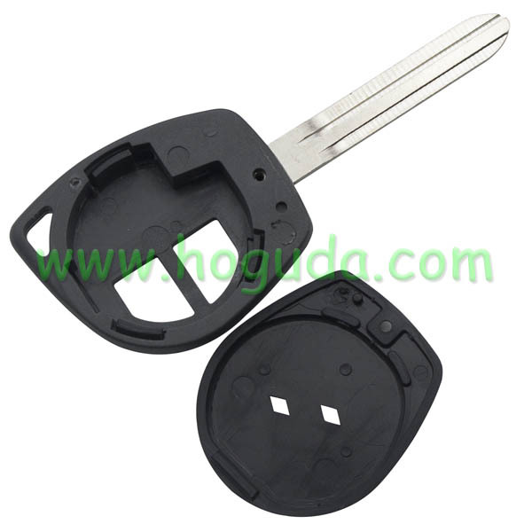 For Suzuki Swift 2 button remote key blank with Toy43 blade Wihout Logo