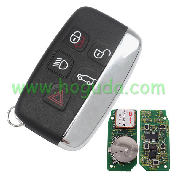 Original For Landrover smart key 4+1 button with 434MHZ with 5EOU40457-AF