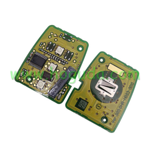 Original For Honda 3 button remote key with 433.92mhz