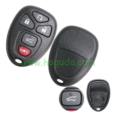 For Cadillac 4+1 button remote key blank With Battery Place