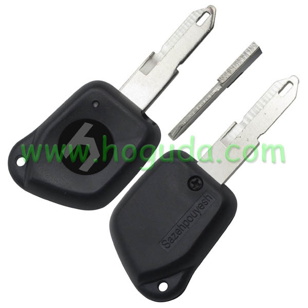 For Peugeot 1 button remote key blank