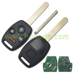For Honda 3+1 button remote key with 315Mhz  2.4L CAR