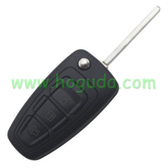 For New Mondeo 3 button flip remote key 433Mhz  After 2012 year