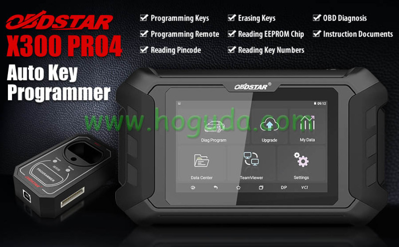 OBDSTAR X300 PRO 4 Key Programmer  same IMMO Function as X300 DP PLUS