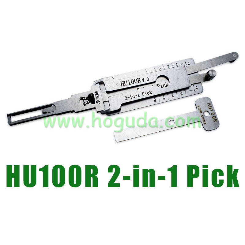 For Original Lishi HU100R  for 2010 New BMW lock pick and decoder  together  2 in 1  genuine with best quality