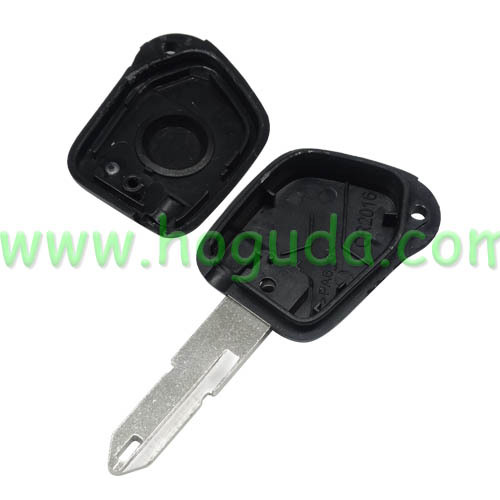 For Peugeot 1 button remote key blank