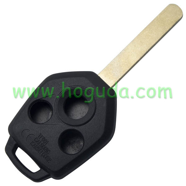 For Subaru  3 button remote key blank