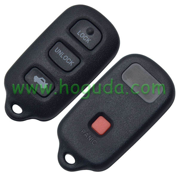 For Toyota 3+1 button key blank (the panic button is round)