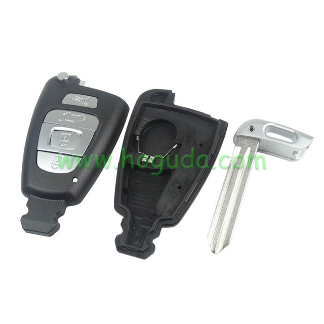 For Hyundai 4 button remote key blank