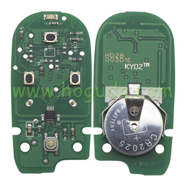 For Honda 3+1 button remote key with FCCID: OUCG8D-344H-A 313.8mhz