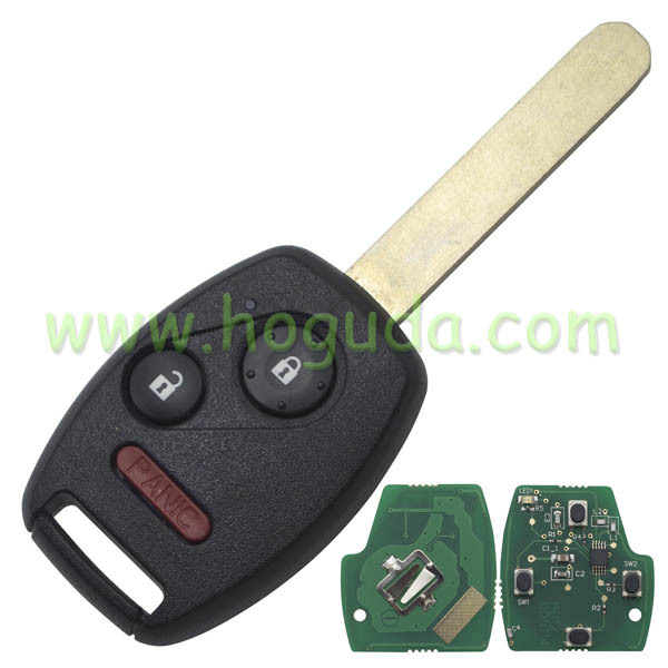 For Honda 2+1 button remote key with 315Mhz  2.4L CAR