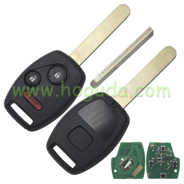 For Honda 2+1 button remote key with 313.8Mhz  2.4L CAR