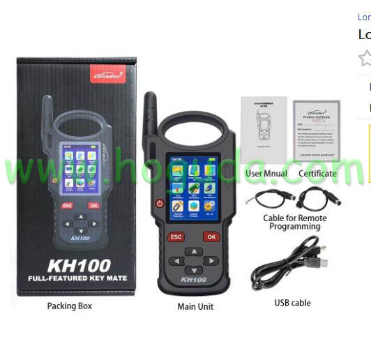 Lonsdor KH100 Hand-Held Remote/Smart Key Programmer