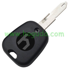 For Peugeot 2 button remote key blank with 206 key blade