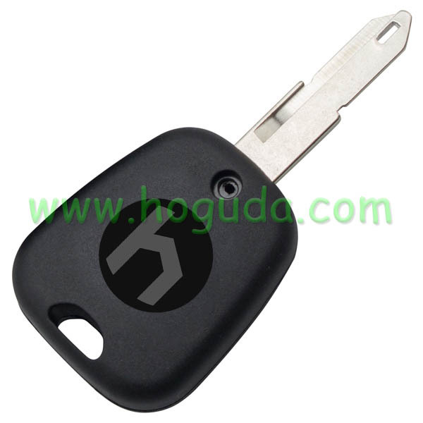 For Peugeot 2 button remote key blank with 206 key blade