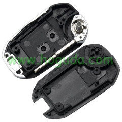 For Peugeot 2 button key blank with NE73 Blade (206 key blade 53#)