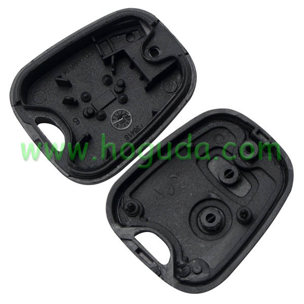 For Peugeot 2 button remote key case for 206 key blade（without key blade)