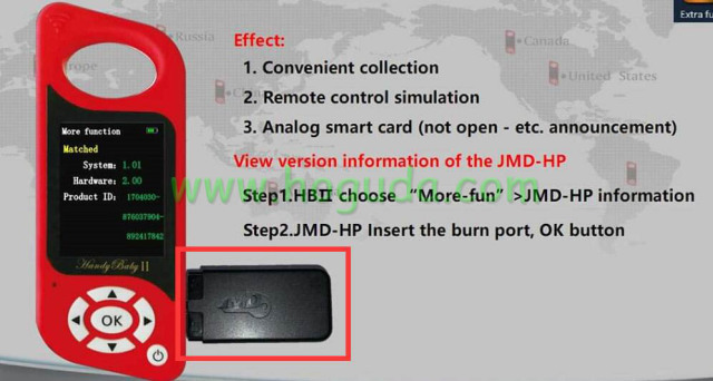 Handy baby2 MQB software for JMD OBD/Assistant
