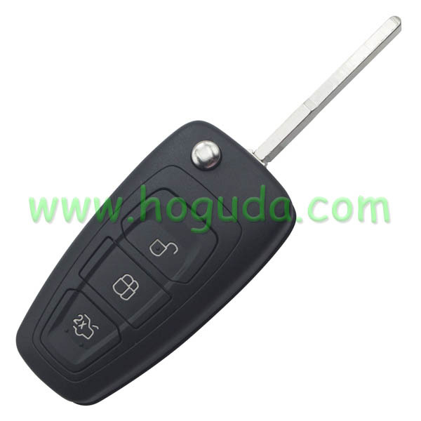 Original For Ford 3 button remote key with 433MHZ 4D63 80Bit chip