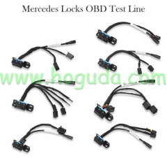 For Mercedes All EZS Bench Test Cable 7 pcs for W209/W211/W906/W169/W208/W202/W210/W639 works with VVDI MB