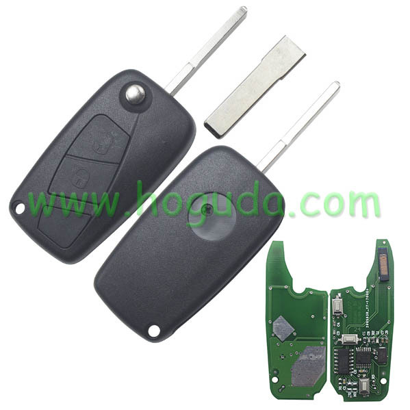 For After-Market for Fiat Delphi BSI 2 button remote key With PCF7946 Chip and 433.92Mhz