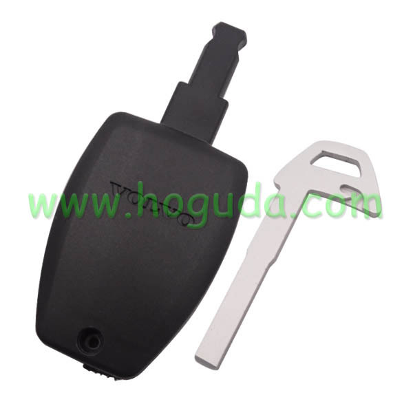 For Volvo 5 button remote key shell with key blade