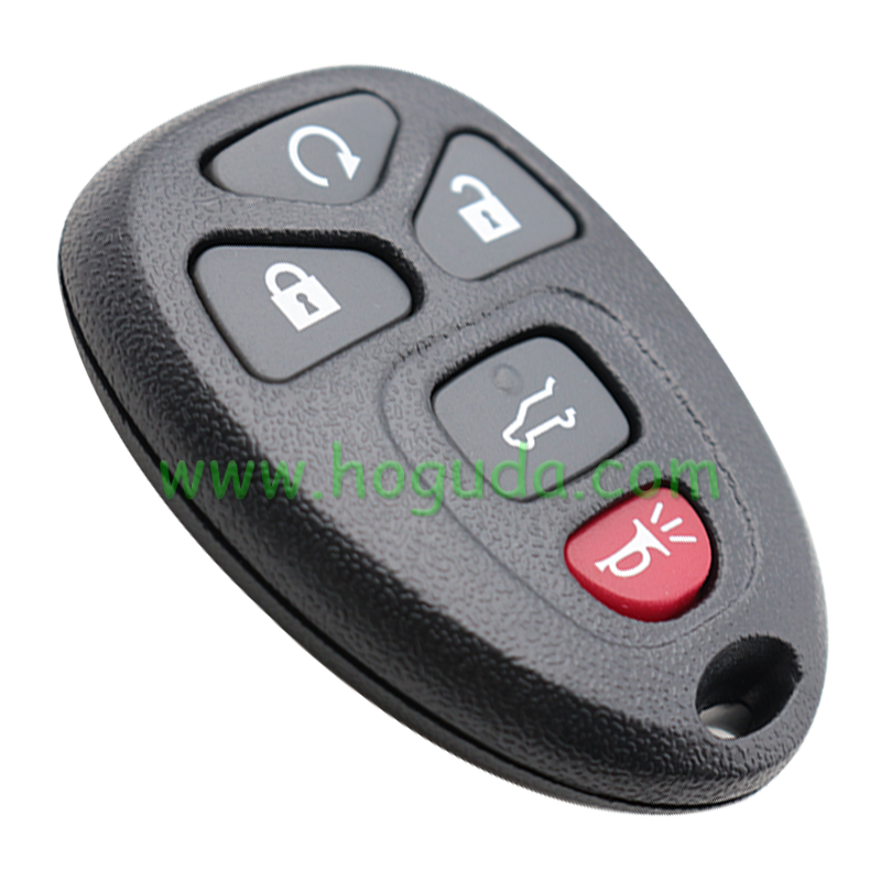 For Cadillac 4+1 button remote key blank With Battery Place