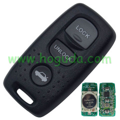 Original For Mazda 3 button remote key with 313.8Mhz FCCID：FE28675D0B 3F20B