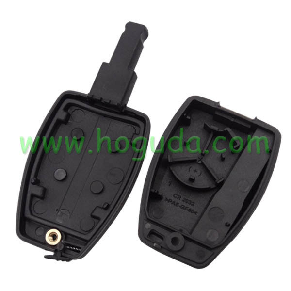 For Volvo 5 button remote key shell with key blade