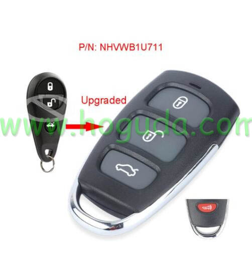 For Subaru Upgraded Remote Car Key control Fob 3+1 Button 433MHZ  P/N: NHVWB1U711