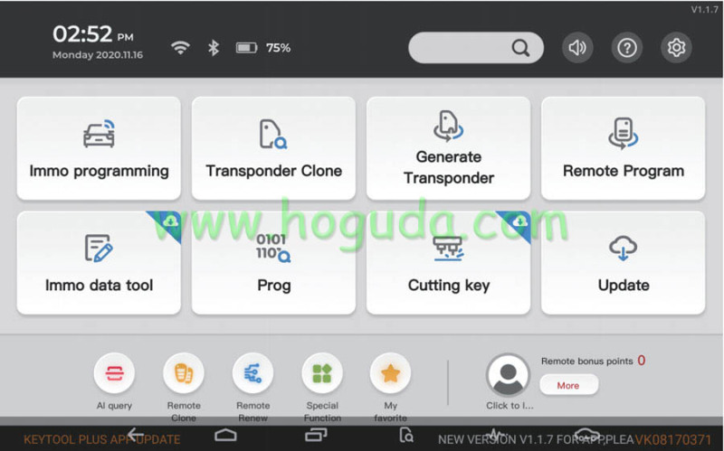 Original Xhorse VVDI Key Tool Plus Pad Coming Soon 1: Support transponder copying/clone 2: Identify almost transponder in market 3: Support re-programming almost transponder in market 4: N