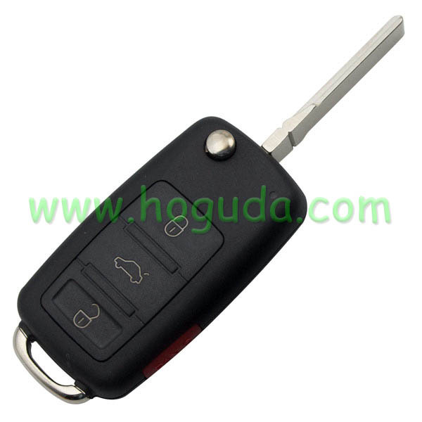 For VW Touareg 3+1 button remote key with 433Mhz (With Keyless function)