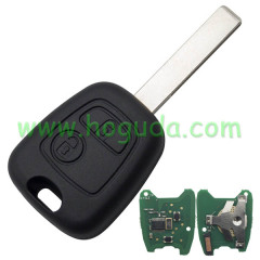 For Citroen 2 button remote key with 407 blade 433Mhz PCF7961 Chip