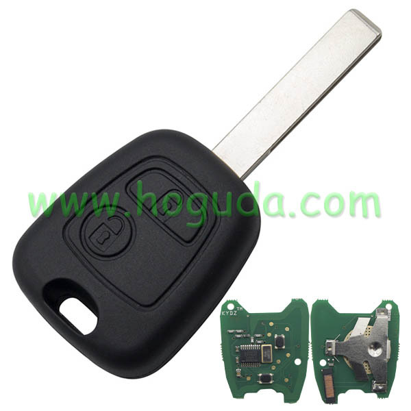 For Citroen 2 button remote key with 407 blade 433Mhz PCF7961 Chip