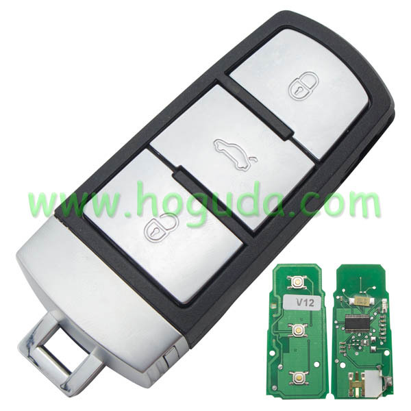 For VW Magotan 3  button remote key with ID48 chip before 2010 year 433Mhz 3C0959752BA