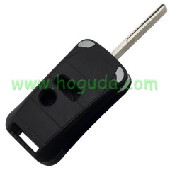 For Peugeot 2 button modified folding remote key blank with 407 HU83 Blade