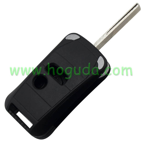 For Peugeot 2 button modified folding remote key blank with 407 HU83 Blade