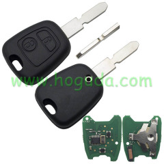 For Citroen 2 button remote key with 406 blade 433Mhz PCF7961 Chip