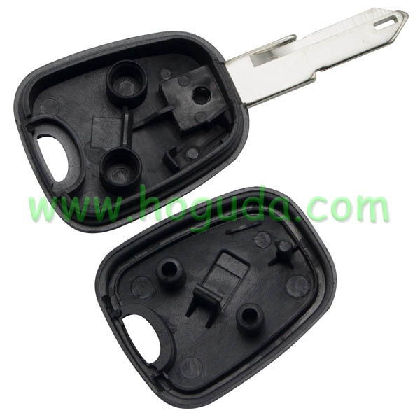 For Peugeot transponder key blank with 206 key blade